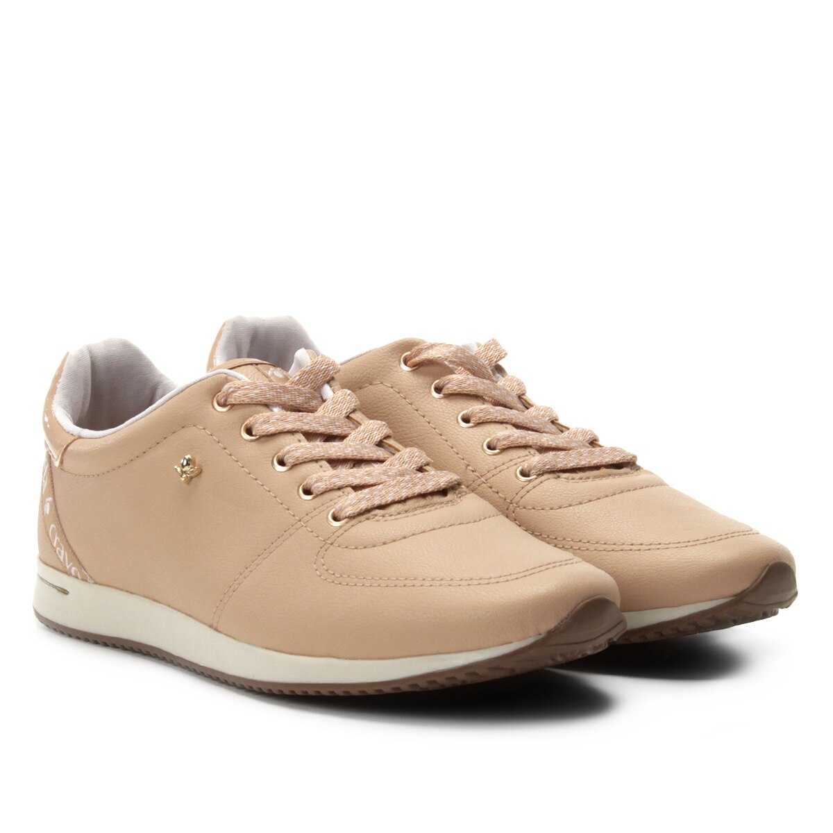 tenis cravo e canela nude